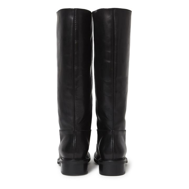 Botas 7411 de cuero | Negro- Imagen del producto n°4