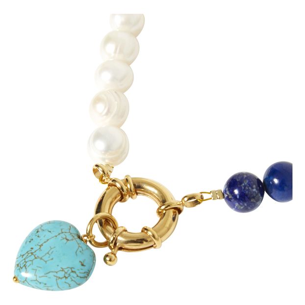 Collier Bicolore Perles et Cœur-product