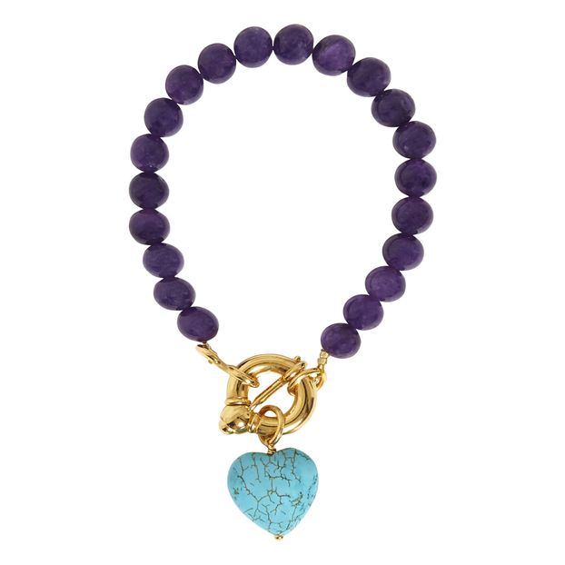 Bracelet Perles et Cœur-product
