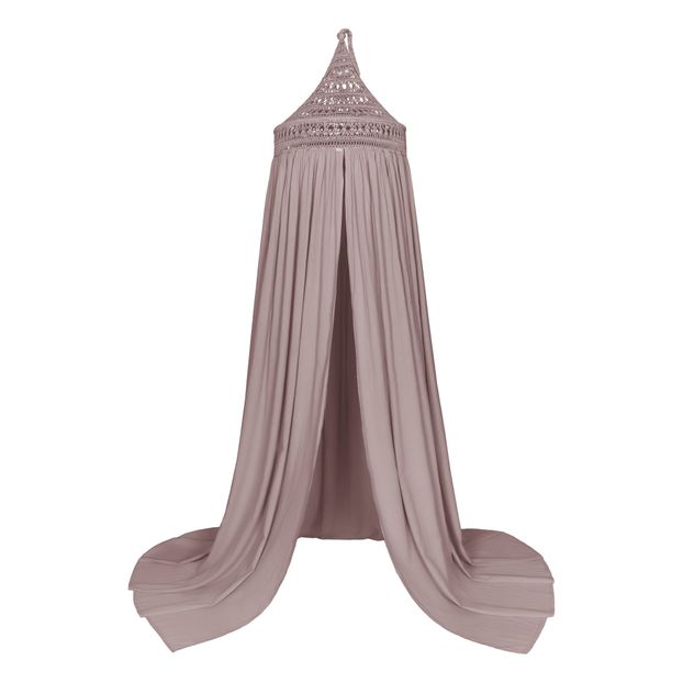 Ciel de lit Tara en coton bio et crochet-product