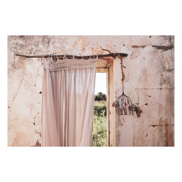Tara Organic Cotton Crochet Curtain - 90x290cm-product