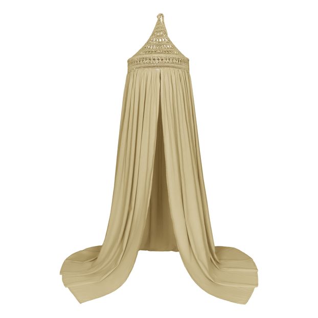 Tara Organic Cotton Crochet Bed Canopy-product