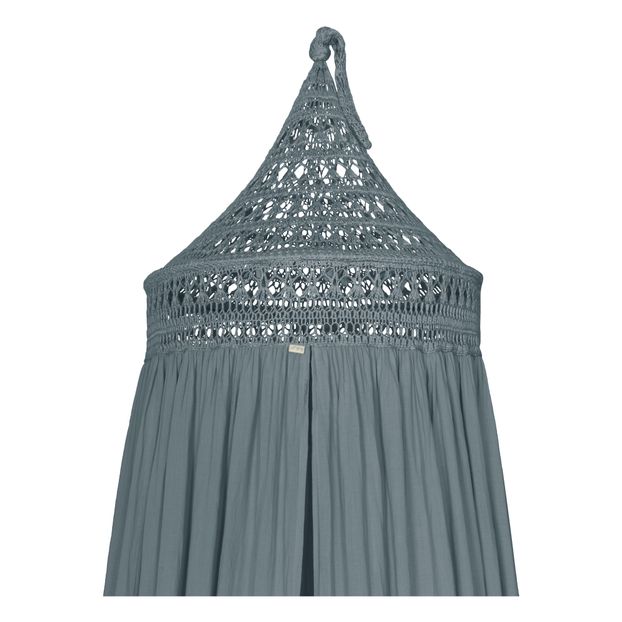 Tara Organic Cotton Crochet Bed Canopy-product