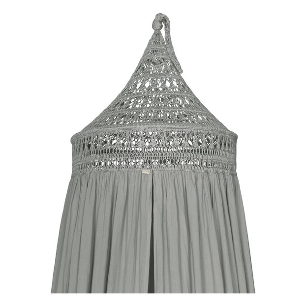 Tara Organic Cotton Crochet Bed Canopy-product