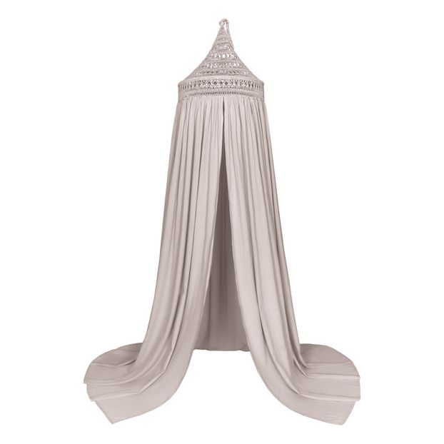Tara Organic Cotton Crochet Bed Canopy-product