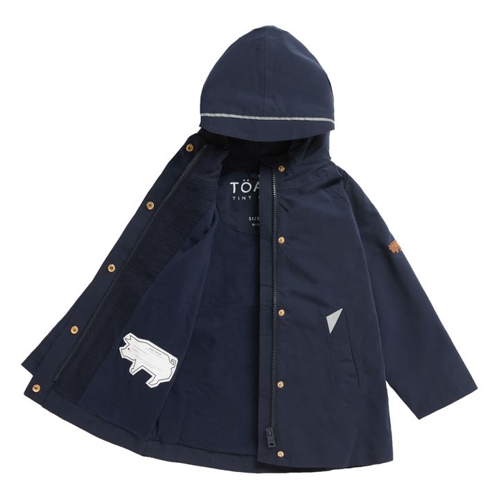 Parka impermeable | Azul- Imagen del producto n°1