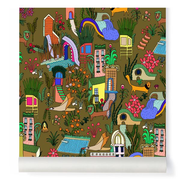 Fresque La piscine - 2 lès - 204x280 cm-product