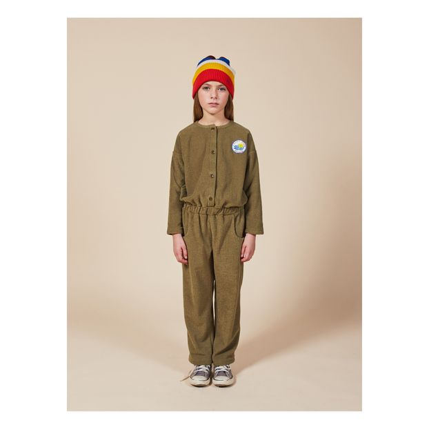 Patch Terry Cloth Playsuit-product
