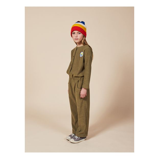 Patch Terry Cloth Playsuit-product