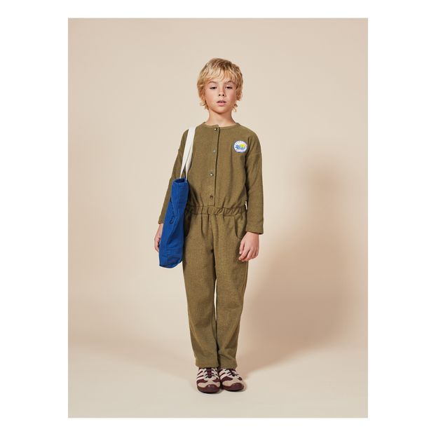 Patch Terry Cloth Playsuit-product
