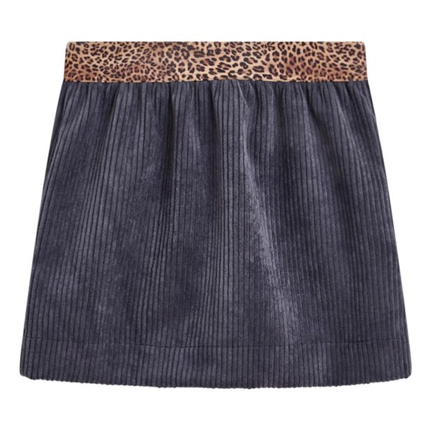 Arch Elastic Belted Velvet Skirt-product