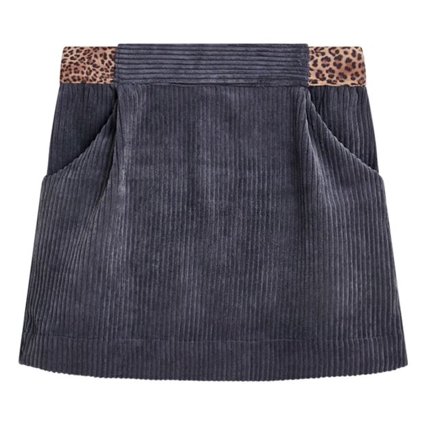 Arch Elastic Belted Velvet Skirt-product