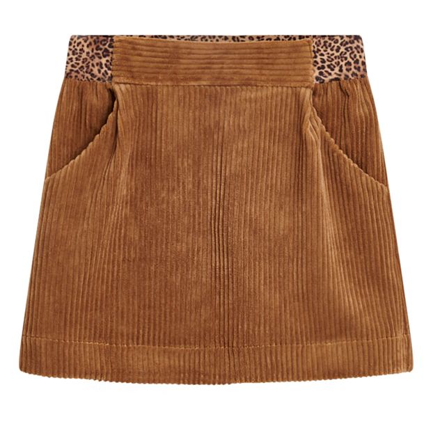 Arch Elastic Belted Velvet Skirt-product