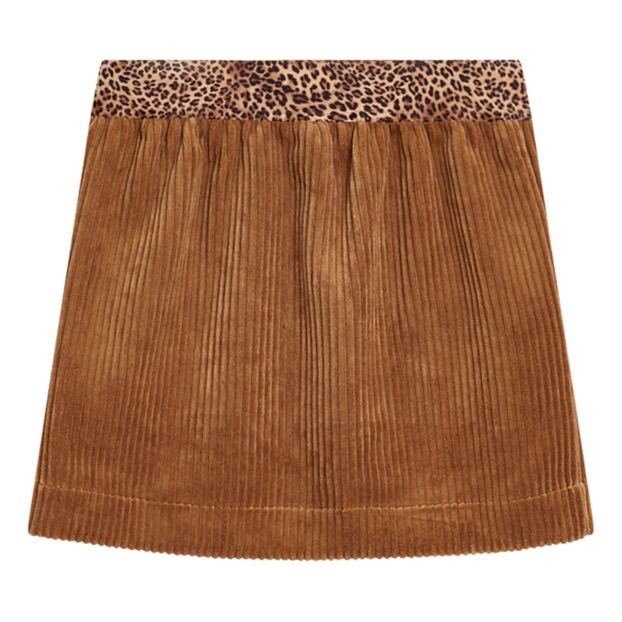 Arch Elastic Belted Velvet Skirt-product