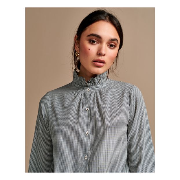 Blusa Safran de cuadros - Colección mujer --product