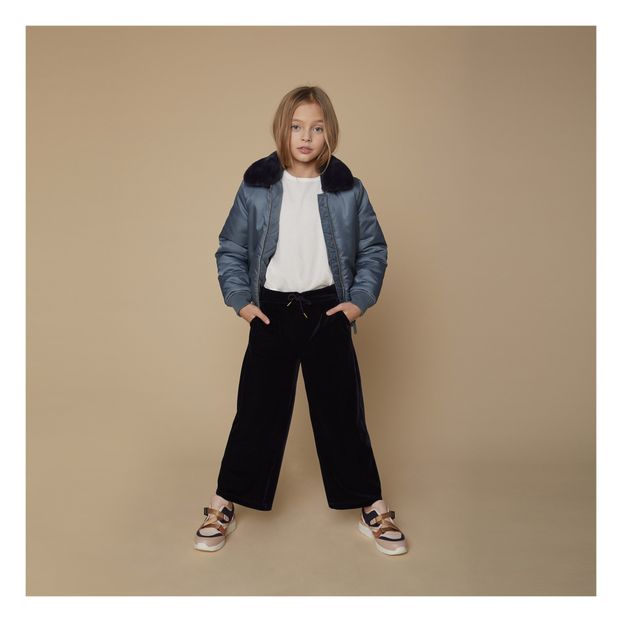 Elastic Belted Velour Joggers-product