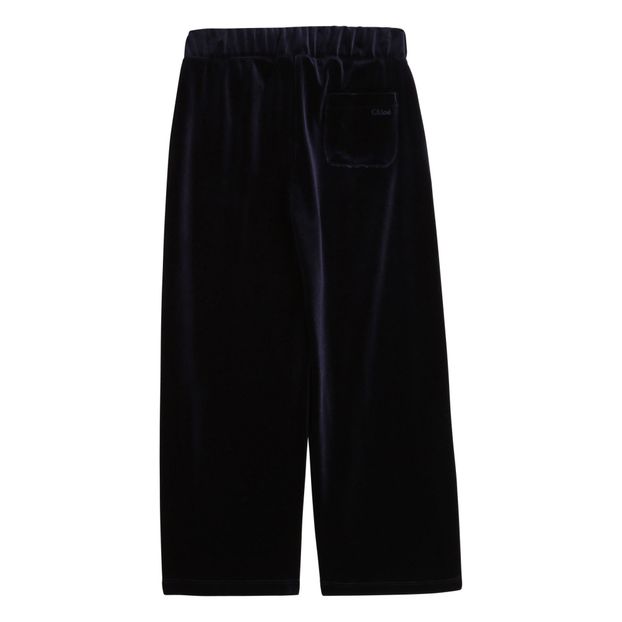 Elastic Belted Velour Joggers-product