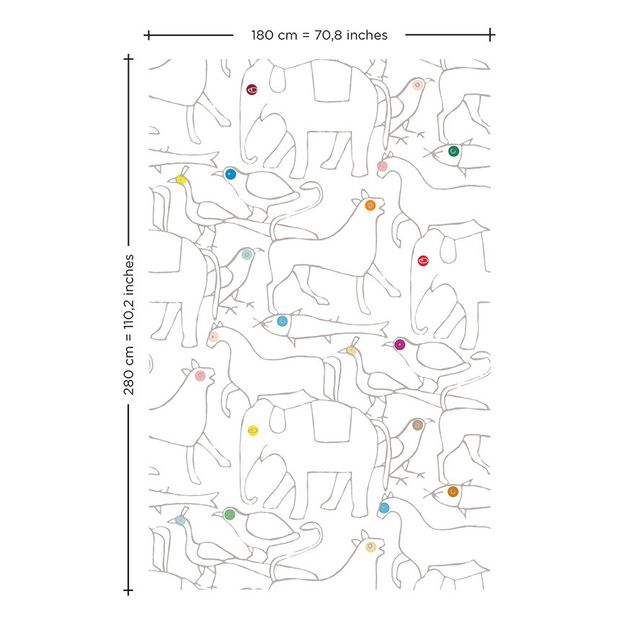 Animal Wallpaper - 3 rolls-product