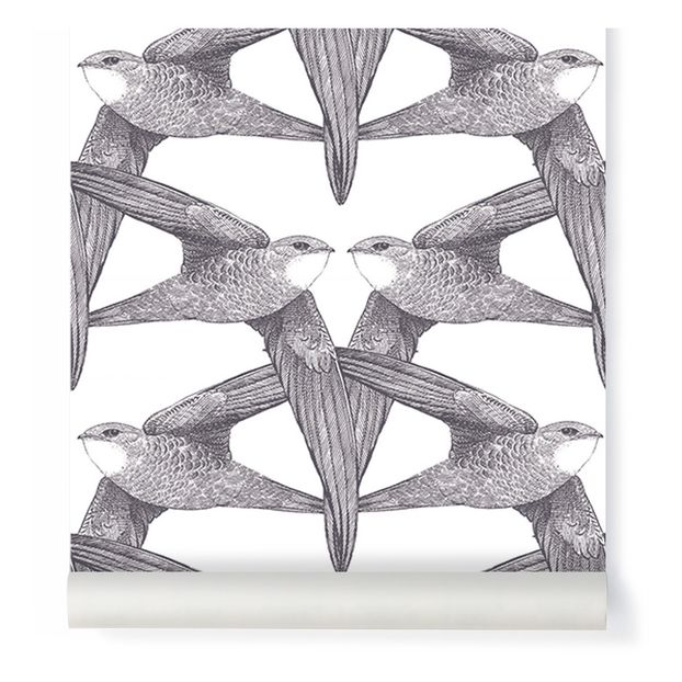 White Birds Wallpaper - 3 Rolls-product