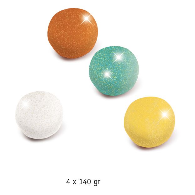 Glittery Playdough - Set of 4-product