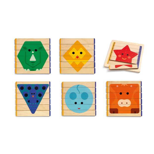 Puzzles Basic de madera - Set de 6-product
