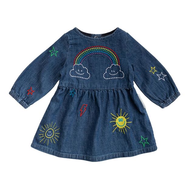Robe Chambray Brodée-product