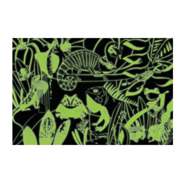Glow-in-the-dark Lizard Puzzle - 100 pieces-product