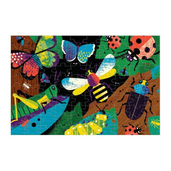 Glow-in-the-dark Insect Puzzle - 100 pieces-product