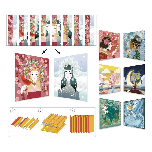 Lovely Queens Origami Activity Kit-product