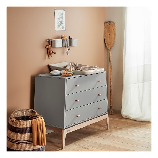 Luna Oak Chest of Drawers - 3 Drawers-product