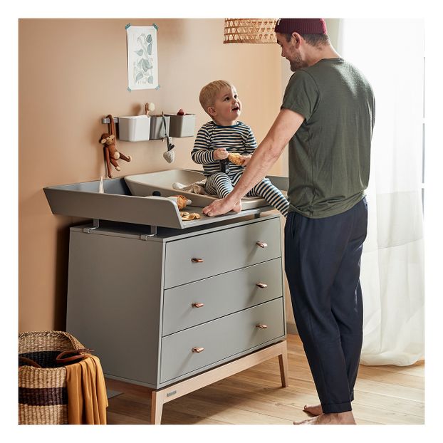 Luna Oak Chest of Drawers - 3 Drawers-product