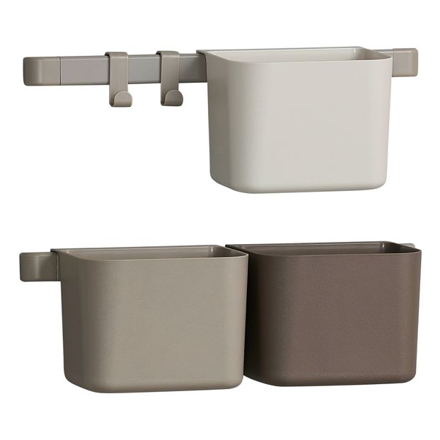 Organizadores - Set de 3 y 2 soportes de pared-product
