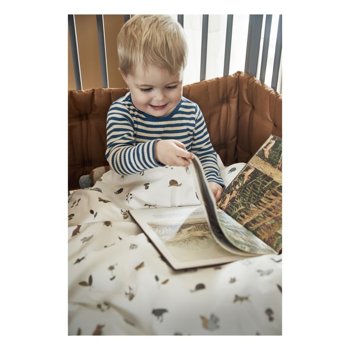 Linéa et Luna Organic Cotton Cot Bumpers Ochre- Product image n°1