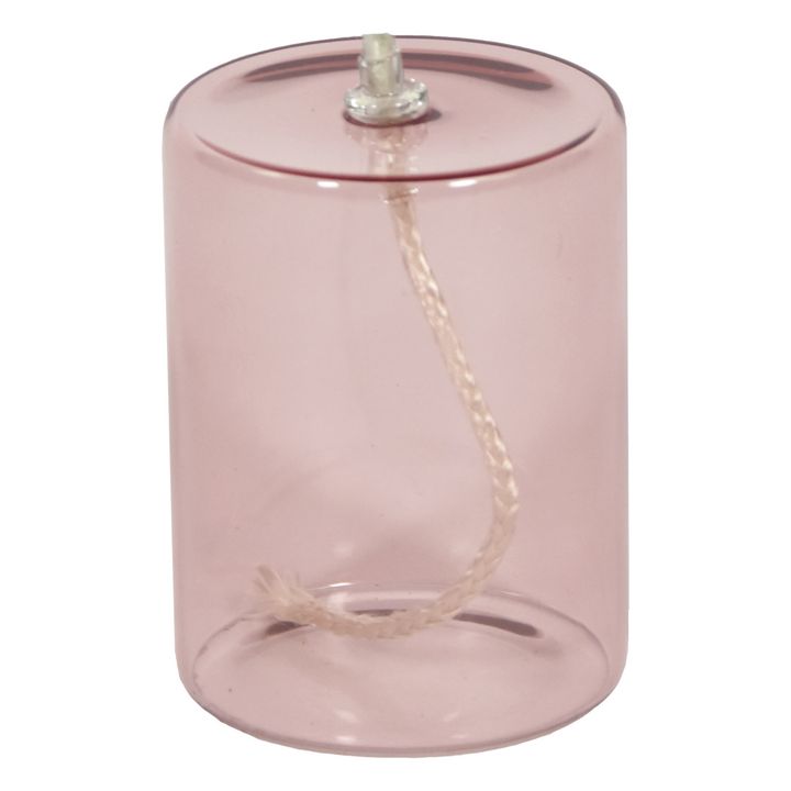Öllampe aus Glas | Rosa- Produktbild Nr. 0