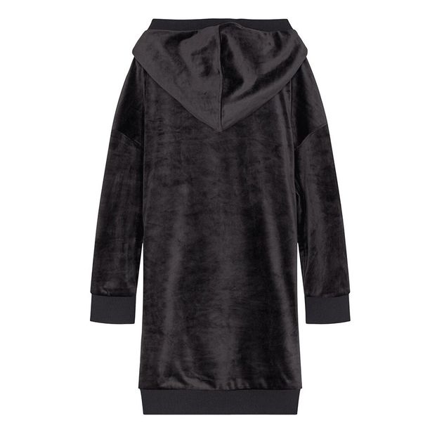 Frances Velour Hoodie Dress-product
