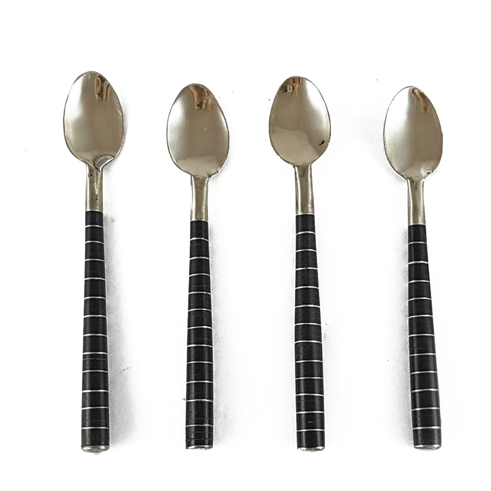 Cucharas pequeñas - Juego de 4 Negro- Imagen del producto n°0