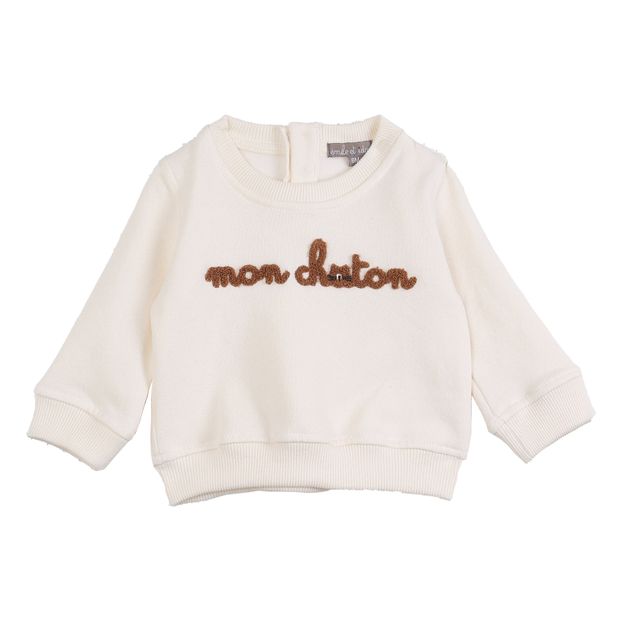 Sweat Coton Bio "Mon Chaton"-product