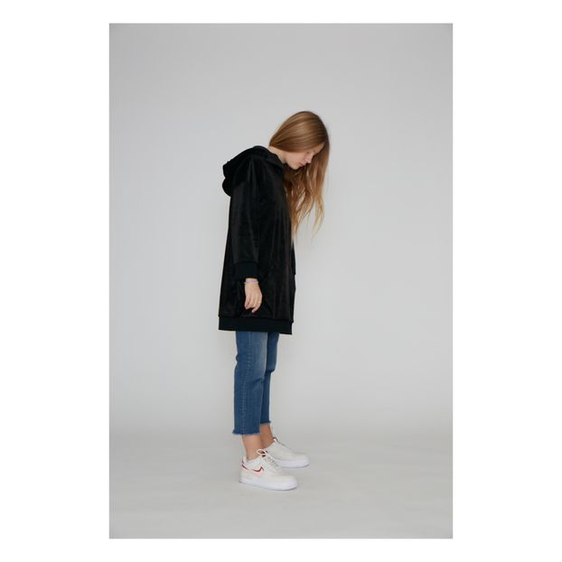Frances Velour Hoodie Dress-product