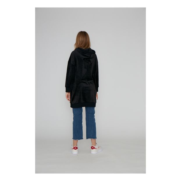 Frances Velour Hoodie Dress-product