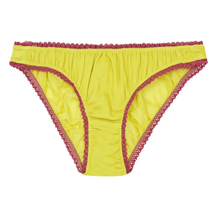 Braguita Croquet de algodón orgánico Amarillo Mostaza- Imagen del producto n°0