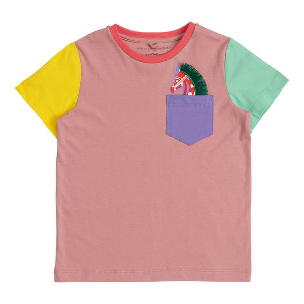 T-shirt Coton Bio Colorblock-product