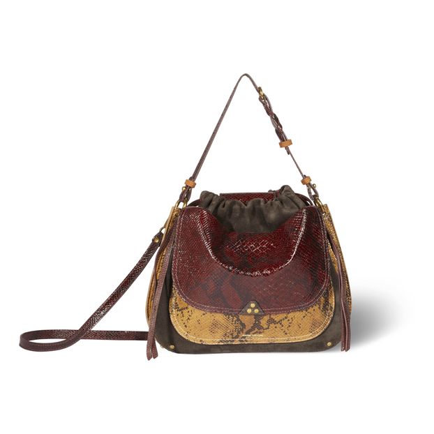 Sac Lino M Agneau Caviar Façon Python-product