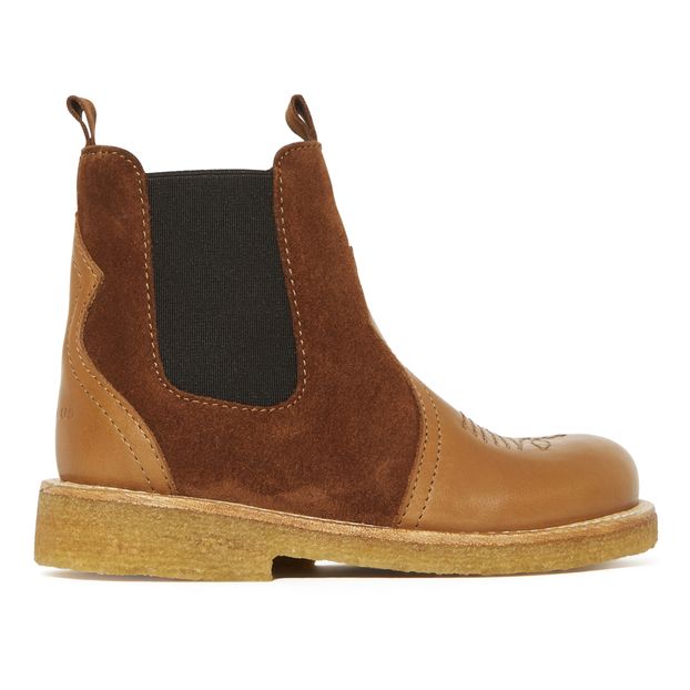 Bi-material Chelsea Boots-product