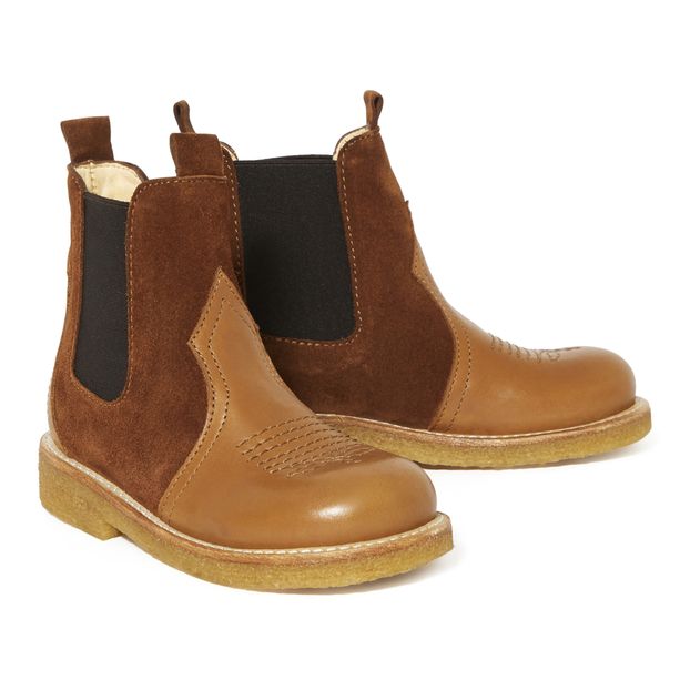 Bi-material Chelsea Boots-product