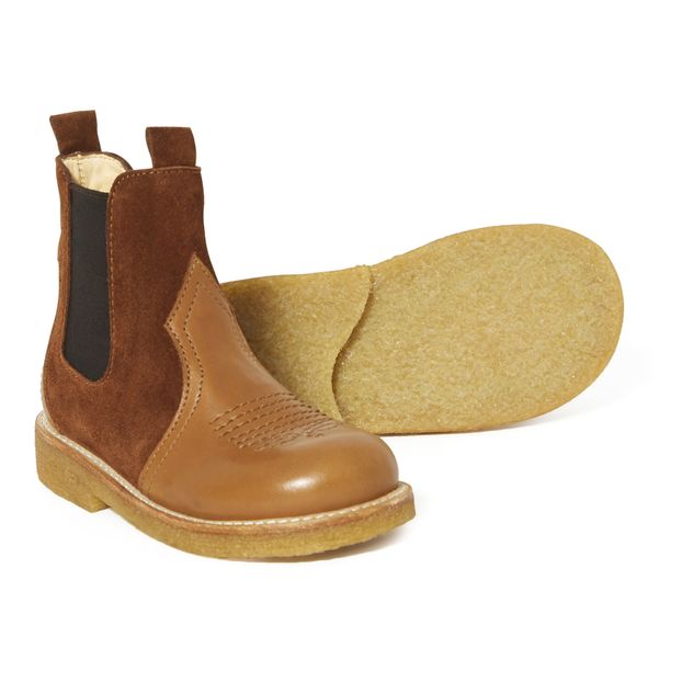 Bi-material Chelsea Boots-product
