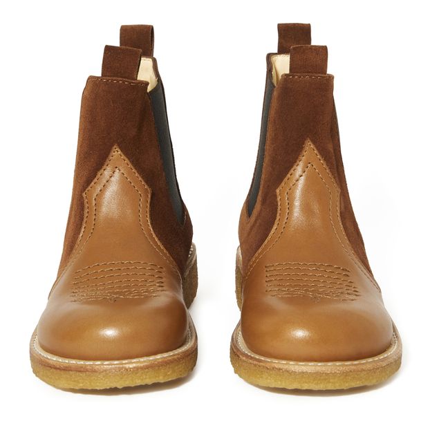 Bi-material Chelsea Boots-product