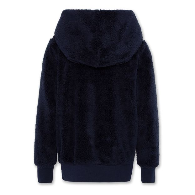 Sudadera tipo piel con cremallera y capucha-product