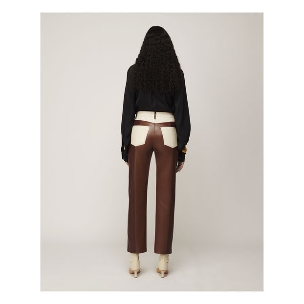Pantalon Vinni Patchwork Cuir Vegan-product