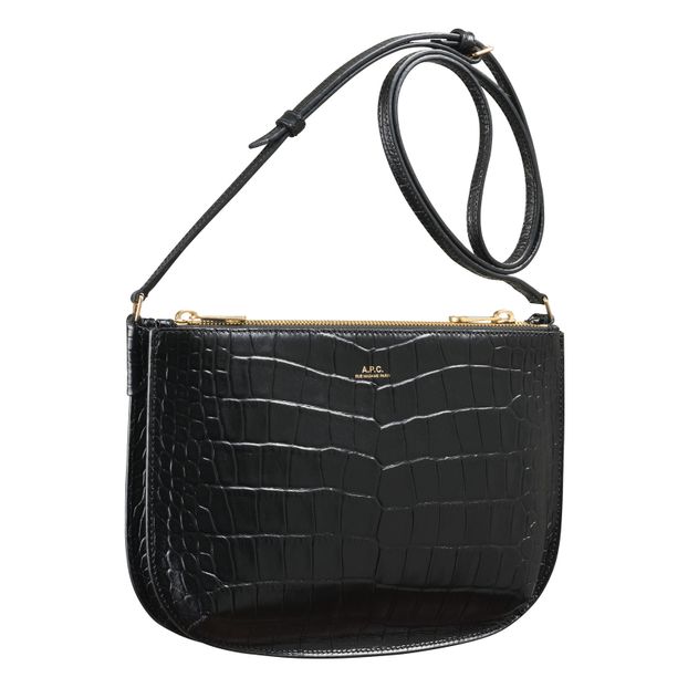 Sac Sarah Cuir Embossé Croco-product