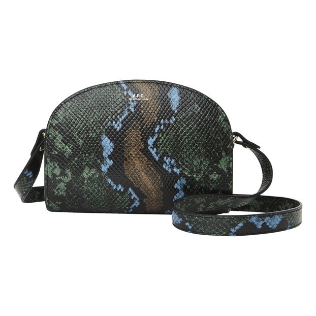 Sac Demi Lune Cuir Façon Python-product